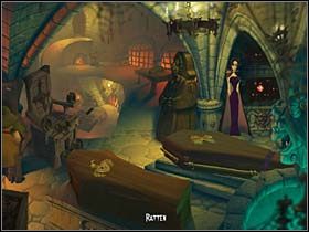 6 - Sala tortur, loch - Zamek Warg - A Vampyre Story - poradnik do gry