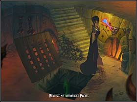 9 - Sala tortur, loch - Zamek Warg - A Vampyre Story - poradnik do gry