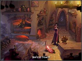 5 - Przystań, jadalnia, kuchnia, sala tortur - Zamek Warg - A Vampyre Story - poradnik do gry