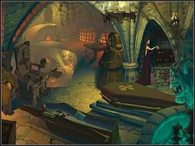 6 - Przystań, jadalnia, kuchnia, sala tortur - Zamek Warg - A Vampyre Story - poradnik do gry