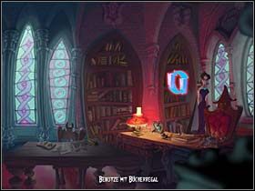 7 - Biblioteka - Zamek Warg - A Vampyre Story - poradnik do gry