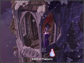 1 - Balkon sypialni, most, jadalnia - Zamek Warg - A Vampyre Story - poradnik do gry