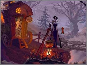 4 - Brzeg jeziora, przyczepa Cyganki, cmentarz - Miasteczko Vlad's Landing - A Vampyre Story - poradnik do gry