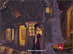 Tak więc nasza bohaterka maszeruje na górę, by porozmawiać z Siegfriedem i Royem - Stajnia, salon modystki - Miasteczko Vlad's Landing - A Vampyre Story - poradnik do gry