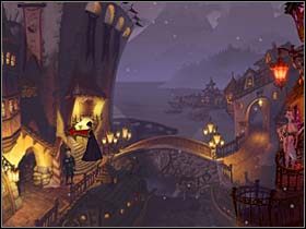 2 - Uliczki przy nabrzeżu, podwórko, stadion - Miasteczko Vlad's Landing - A Vampyre Story - poradnik do gry