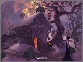 1 - Cmentarz, biuro cmentarza, grób Mony - Miasteczko Vlad's Landing - A Vampyre Story - poradnik do gry