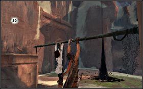 Zjedź po pochylni, przebiegnij po ścianie, a dojdziesz do kolejnego strażnika - Brama Królewska - Ziarna Światła | Zrujnowana Cytadela Prince of Persia - Prince of Persia - poradnik do gry