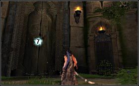 Przesuwając się wzdłuż krawędzi zabierz 6 - Brama Miejska - Ziarna Światła | Miasto Światła | Prince of Persia - Prince of Persia - poradnik do gry