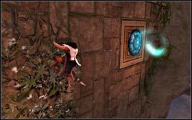 Na jednej ze ścian głównego pomieszczenia znajdziesz Płytę Mocy z Ręką Ormazda (Hand of Ormazd) - Brama Miejska - Ziarna Światła | Miasto Światła | Prince of Persia - Prince of Persia - poradnik do gry