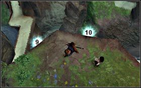 Spójrz poza krawędź obok drewnianego pomostu - Pola Dowodzenia - Ziarna Światła | Zrujnowana Cytadela | Prince of Persia - Prince of Persia - poradnik do gry