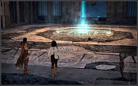 Wskocz na zieloną Płytę Mocy, a ten przeniesie Cię na szczyt wieży - Wieża Ormazda | Miasto Światła | Prince of Persia - Prince of Persia - poradnik do gry
