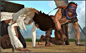 Na końcu zacznij się ześlizgiwać - Forteca Wojownika | Miasto Światła | Prince of Persia - Prince of Persia - poradnik do gry