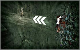 Zeskocz na fragment wystającej skały i zacznij wspinać się na górę - Maszyny | Dolina | Prince of Persia - Prince of Persia - poradnik do gry