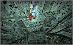 Z platformy wbiegnij na ścianę i przeciągnij metalowy pierścień - Podniebne Schody | Dolina | Prince of Persia - Prince of Persia - poradnik do gry