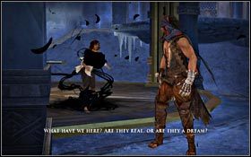 Wejdź do środka windy i przekręć kołowrót aż dojedziesz na samą górę - Iglica Marzeń | Pałac Królewski | Prince of Persia - Prince of Persia - poradnik do gry