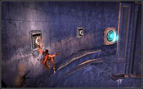 Na wyższym piętrze biegnij po ścianie cały czas w prawo - Iglica Marzeń | Pałac Królewski | Prince of Persia - Prince of Persia - poradnik do gry