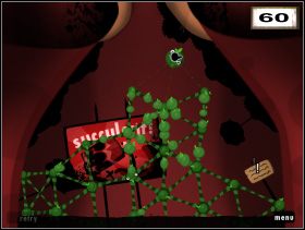 W początkowym stadium zabawy, jedyną chyba słuszną techniką jest rozbudowa konstrukcji na boki (59 ), do oporu - Regurgitation Pumping Station | Rozdział 1 | World of Goo - World of Goo - poradnik do gry