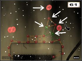 Na skutek takich kombinacji, balonowe goo pofrunie z zapałką do źródła ognia (62 ) - Product Launcher | Rozdział 3 | World of Goo - World of Goo - poradnik do gry