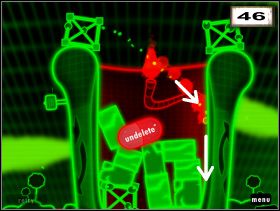 Przy trzech ruchach na dole, potrzebnych do rozbujania i podpalenia liny, zostaje Ci cztery na dotarcie w ten rejon - Deliverance | Rozdział 4 | World of Goo - World of Goo - poradnik do gry
