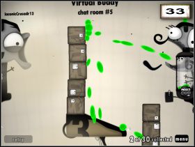 Na najwyższej platformie ustaw pięć klocków, ale ostatni połóż dopiero kiedy cały system będziesz miał już gotowy (33 ) - Alice and Bob and the Third Party | Rozdział 4 | World of Goo - World of Goo - poradnik do gry