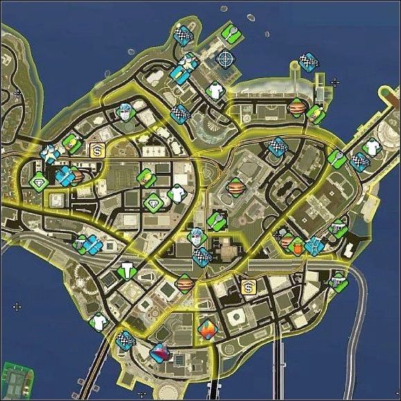 2 - Mapy - Widoki szczegółowe (1) | Podstawy Saints Row 2 - Saints Row 2 - poradnik do gry