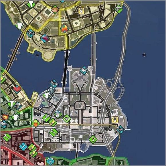 1 - Mapy - Widoki szczegółowe (2) | Podstawy Saints Row 2 - Saints Row 2 - poradnik do gry