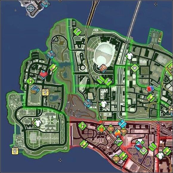 1 - Mapy - Widoki szczegółowe (3) | Podstawy Saints Row 2 - Saints Row 2 - poradnik do gry