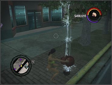 Możesz podnosić różne przedmioty (takie jak znaki stopu, hydranty czy krasnale ogrodowe) i używać ich jako improwizowanej broni - Mieć kontrolę nad sytuacją | Podstawy Saints Row 2 - Saints Row 2 - poradnik do gry