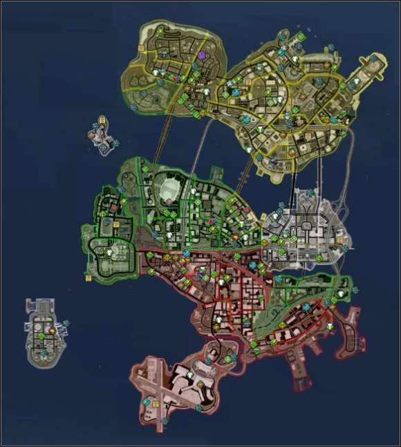 1 - Mapy - Widok ogólny | Podstawy Saints Row 2 - Saints Row 2 - poradnik do gry