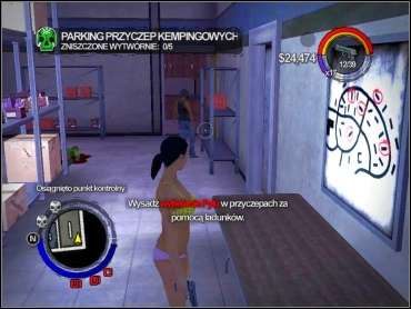 AKTUALNY CEL: Wysadź wytwórnie Pyłu w przyczepach za pomocą ładunków - SYNOWIE SAMEDI - Parking przyczep kempingowych | Opis przejścia Saints Row 2 - Saints Row 2 - poradnik do gry