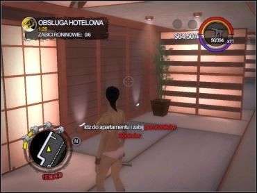 AKTUALNY CEL: Wejdź na barierkę i zeskocz ze spadochronem do atrium - RONINOWIE - Obsługa hotelowa | Opis przejścia Saints Row 2 - Saints Row 2 - poradnik do gry