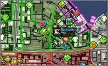 AKTUALNY CEL: Dowiedz się, co Roninowie robią pod ziemią - RONINOWIE - Dobry D | Opis przejścia Saints Row 2 - Saints Row 2 - poradnik do gry