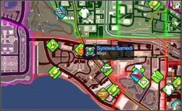 AKTUALNY CEL: Idź do pierwszego miejsca - SYNOWIE SAMEDI - Chałupa się pali | Opis przejścia Saints Row 2 - Saints Row 2 - poradnik do gry