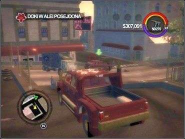 AKTUALNY CEL: Jedź za pojazdem Bractwa na miejsce spotkania - BRACTWO - Dok w alei Posejdona | Opis przejścia Saints Row 2 - Saints Row 2 - poradnik do gry