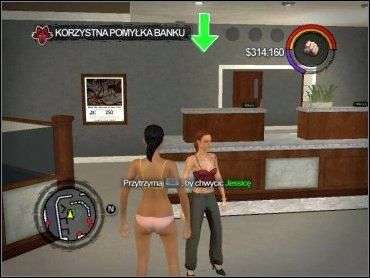 AKTUALNY CEL: Przytrzymaj odpowiedni klawisz, by chwycić Jessicę - BRACTWO - Korzystna pomyłka w banku | Opis przejścia Saints Row 2 - Saints Row 2 - poradnik do gry
