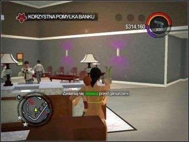 AKTUALNY CEL: Alarm spowodował zamknięcie wyjść z banku, wykorzystaj Jessicę do wyłączenia blokady - BRACTWO - Korzystna pomyłka w banku | Opis przejścia Saints Row 2 - Saints Row 2 - poradnik do gry