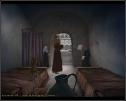 Idź teraz do domu opata i wejdź do biura Segundo (Segundos office) - [Pars IV] Defungor Pecatores | The Abbey - The Abbey - poradnik do gry