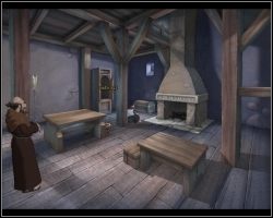 Pod wspornikiem, gdzie wiszą obcęgi, leży karteczka - [Pars IV] Defungor Pecatores | The Abbey - The Abbey - poradnik do gry