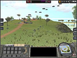 W grze nie można przeprowadzić czystej operacji powietrzno-desantowej, zrzucając na dane pole tylko skoczków - zawsze musi towarzyszyć im uderzenie armii lądowej, której stworzenie pochłania sporą sumkę - Piechota | Jednostki | War Leaders Clash of Nations - War Leaders: Clash of Nations - poradnik do gry