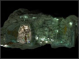 Przed zrobieniem sobie krzywdy Olafa uchroniła skóra zasłaniająca wylot szybu - Znaleźć wyjście z jaskini | Jaskinia | Zaginiona historia Tale of Hero - Zaginiona historia: Tale of Hero - poradnik do gry