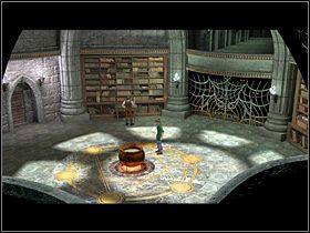 Otrząsnąwszy się z zaskoczenia na widok wystroju wnętrza, zostaje przez kobietę uwolniony od konieczności noszenia maski, po czym wypytuje ją o ruiny starożytnego miasta i o Krugella - Zdobyć żywą wodę | Wioska | Zaginiona historia Tale of Hero - Zaginiona historia: Tale of Hero - poradnik do gry