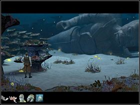 Oczywiście przeczołguje się pod pajęczynami i maszeruje do małży Veliany i jej zakleszczonych szczęk - Odkleszczyć szczękę małży; Dostarczyć towarzystwo Maleństwu | Głębiny oceanu - Zaginiona historia: Tale of Hero - poradnik do gry