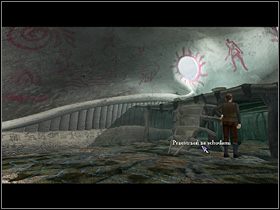 Opuszcza chatę i podejmuje drugą próbę dostania się do czaszki (kliknij rakami na kursorze kierunkowym: Do czaszki) - Przynieść wodę ognistą Deviance | Lodowa Kraina | Zaginiona historia Tale of Hero - Zaginiona historia: Tale of Hero - poradnik do gry