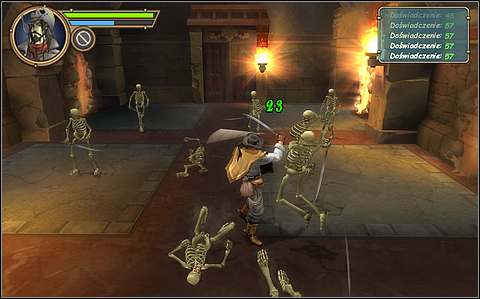 Spotkasz się także z innym rodzajem walki wręcz, gdzie stajemy naprzeciw jednego przeciwnika - Walka postacią | Swashbucklers Stal kontra proch - Swashbucklers: Stal kontra proch - poradnik do gry