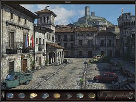 3 - Warsztat; antykwariat; fontanna; sklep | Hiszpania, Azarra - Art of Murder: Klątwa Lalkarza - poradnik do gry