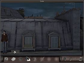 Pod owym oknem (należącym oczywiście do mieszkania Jacka Dupree; kliknij kursor Klamka; zbliżenie) Nicole przekonuje się, że choć jest ono uchylone, to jest zablokowane i nie można go całkowicie otworzyć - Mieszkanie Jacka Dupree #2 | Francja, Paryż | Art of Murder Klątwa Lalkarza - Art of Murder: Klątwa Lalkarza - poradnik do gry