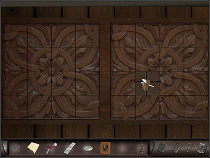 Tak pojawiają się przesuwane puzzle, polegające na tym, by w ich prawej części ułożyć obrazek identyczny jak po lewej - Posiadłość Louisa Carnota | Francja, Marsylia | Art of Murder Klątwa Lalkarza - Art of Murder: Klątwa Lalkarza - poradnik do gry