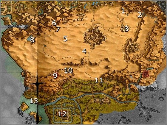 Na zachód od wyjścia z jaskini napotkasz grupkę ludzi [1] - Rozdział 7 | Kampania Cienia w Sacred 2 Fallen Angel - Sacred 2: Fallen Angel - poradnik do gry