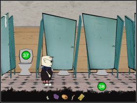 Gazowanie w toku, o czym zdają się słyszeć Anusiak i Konieczko stojący na szkolnym korytarzu - Część 5 | Opis przejścia Włatcy Móch Wrzód na dópie - Włatcy Móch: Wrzód na dópie - poradnik do gry