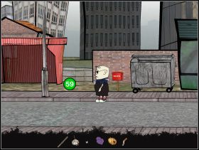 Tam stacjonuje złomiarz ze swoim wózkiem załadowanym gratami - Część 9 | Opis przejścia Włatcy Móch Wrzód na dópie - Włatcy Móch: Wrzód na dópie - poradnik do gry